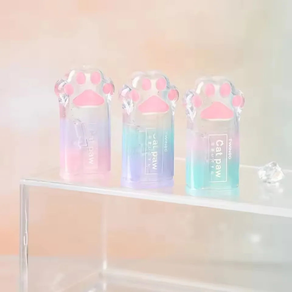 Cute Cat Paw Pencil Sharpener Gradient Color Stationery
