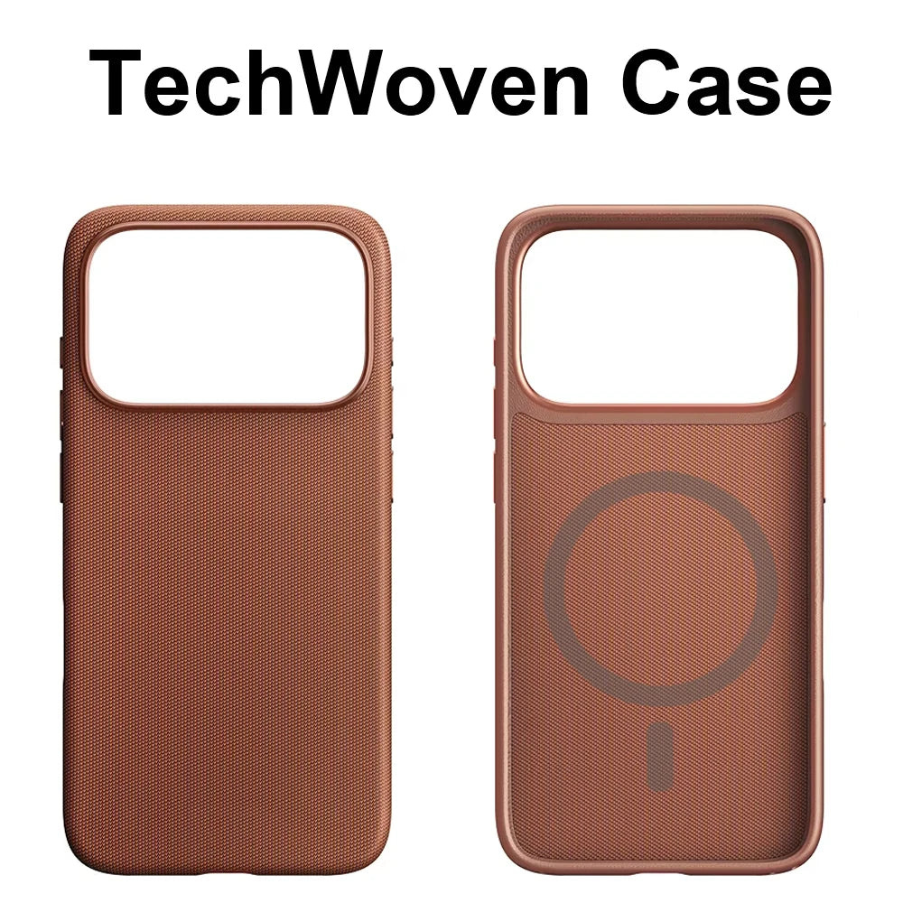 MagSafe Woven Magnetic Case for iPhone 17 16 15 14 13 Pro Max
