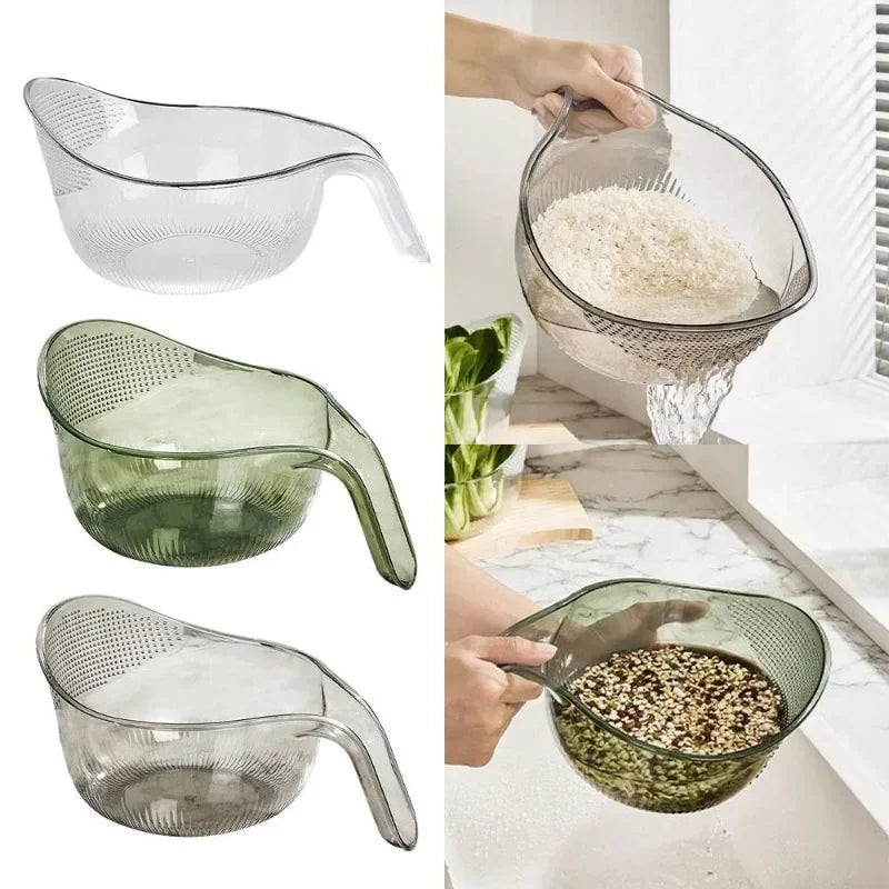 Rice Washing Bowl Plastic Colander Sieve Main image