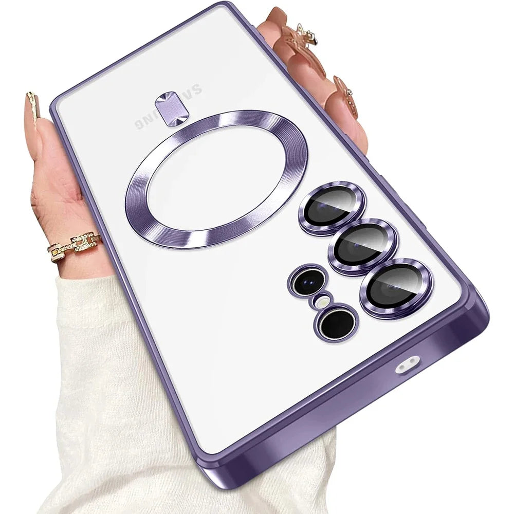 Luxury Magnetic MagSafe Case for Samsung Galaxy S21 S23 S24 S25 S26