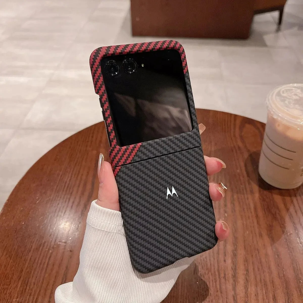 Premium Carbon Fiber Phone Case for Motorola Razr 70 60 50 Ultra