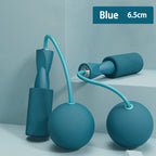 Cordless Skipping Rope Weighted Ball | Indoor Fat Burning Fitness