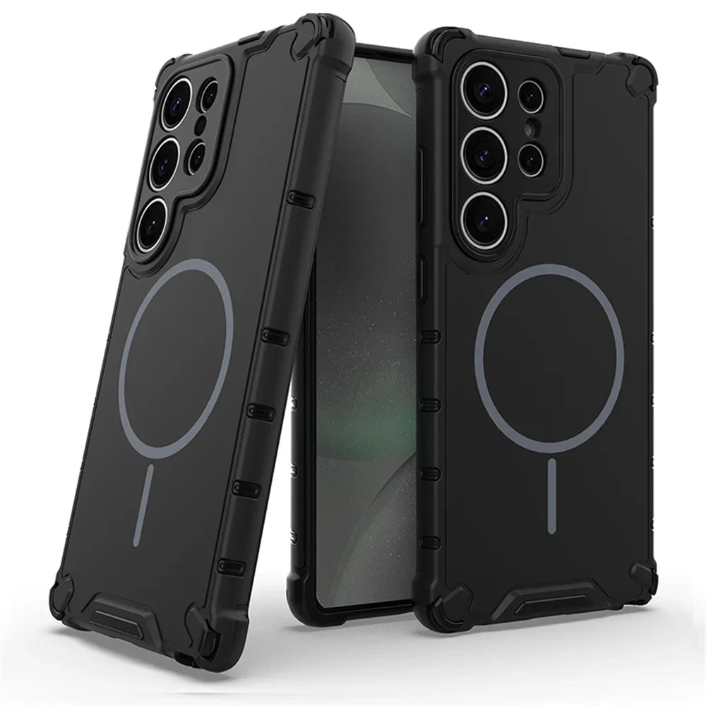 MagSafe Armor Bumper Case for Samsung Galaxy S23 S24 S25 S26