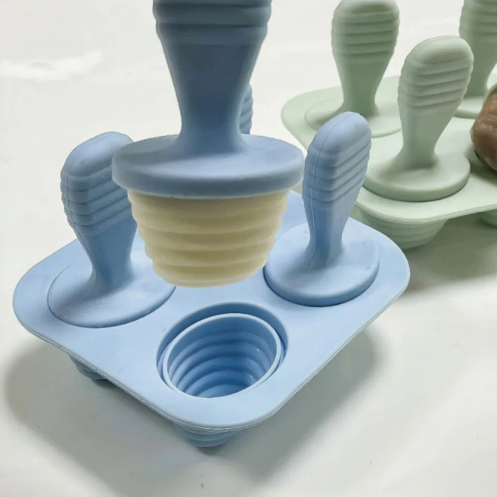 Baby Silicone Ice Cream Mold – Non-Toxic Ice Cube Tray & Breast Milk Storage