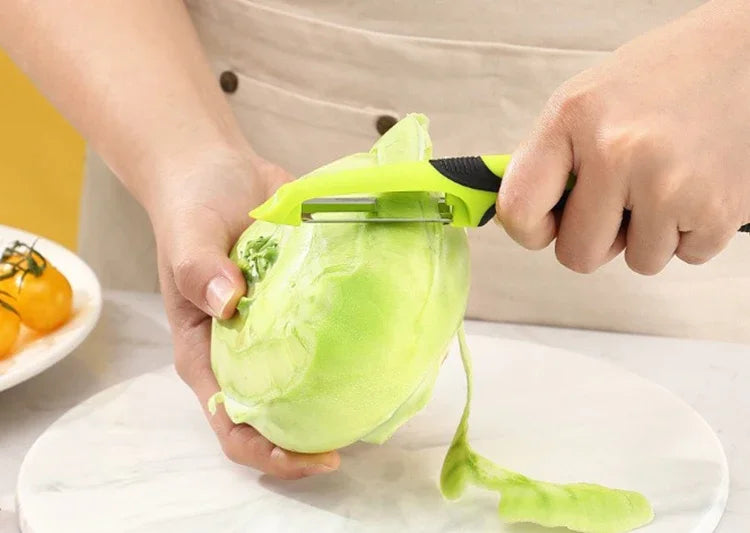 Stainless Steel Vegetable Peeler Anti Slip Handle Fruit & Potato Scraper