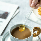 Glass Stirring Spoon Long Handle – Coffee, Milk Tea & Dessert Bar Tool