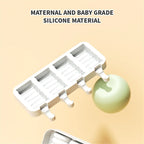 BPA Free Silicone Popsicle Mold – Reusable Easy Release Ice Pop Maker