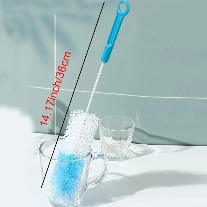 Long Handle Bottle Brush Glass & Cup Cleaning Tool