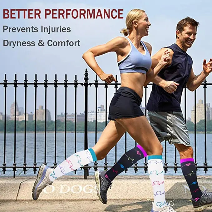 Compression Stockings for Men Women Medical Support Sports Socks