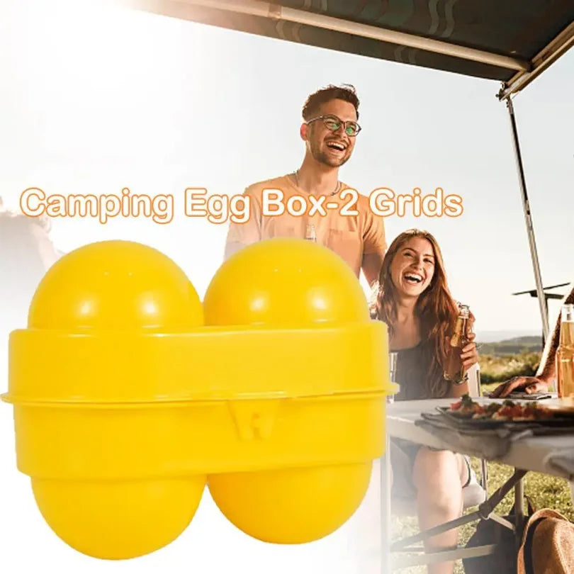 2 Grid Egg Storage Box Portable Camping Egg Holder Secondary image