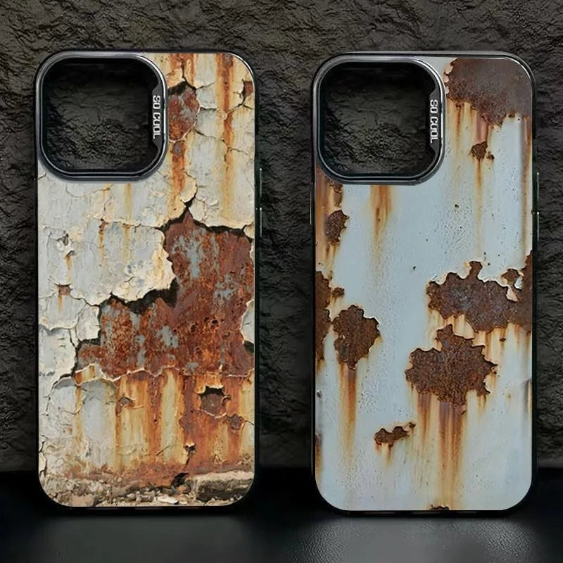 Rust Art Shockproof Case for iPhone 11 12 13 14 15 16 17 Pro Max