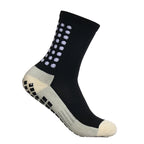 Men Non Slip Grip Football Socks Mid Calf Anti Slip Sports Running