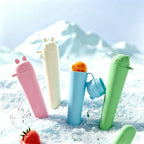 Silicone Popsicle Molds with Lids – BPA Free DIY Ice Pop Maker for Kids