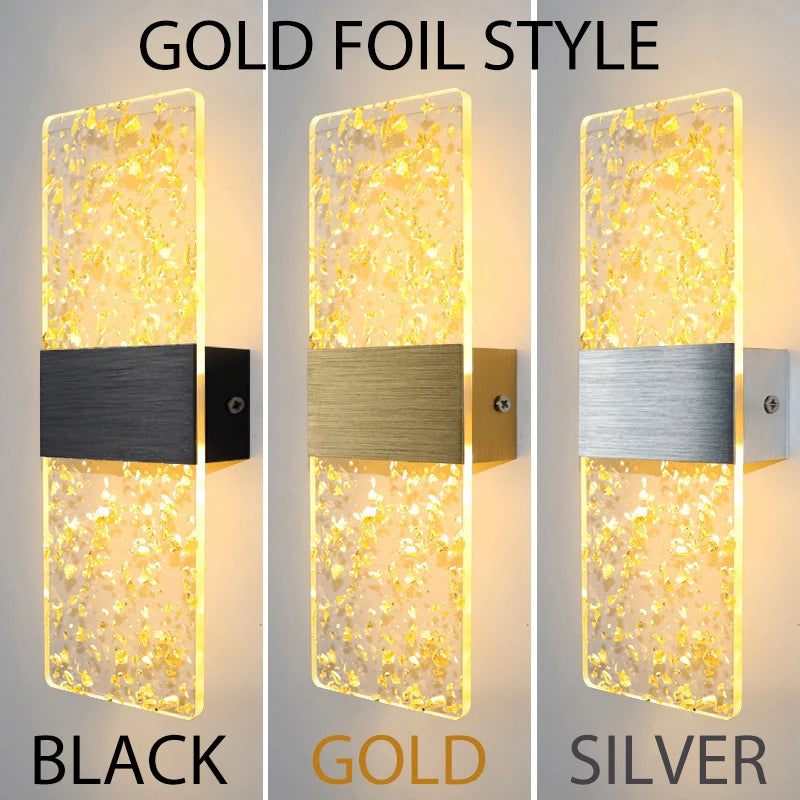 Modern Acrylic LED Wall Lamp Nordic Bedside Light