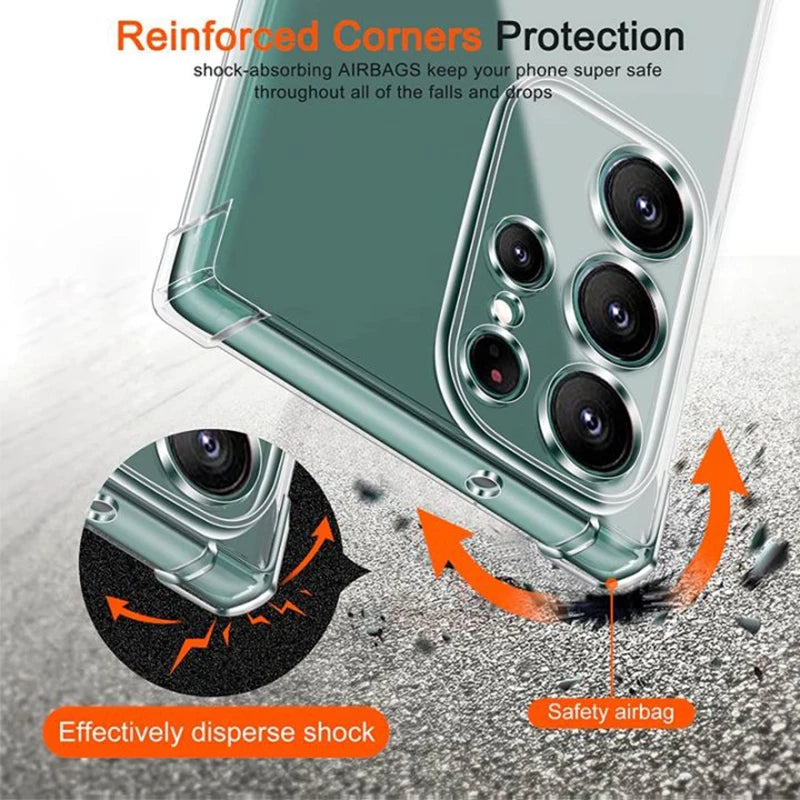 Clear Shockproof Case for Samsung Galaxy S21 S22 S23 S24 S25 Secondary image