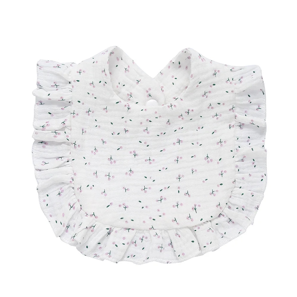 INS Style Baby Cotton Bibs Waterproof Drool Scarf Feeding Bib