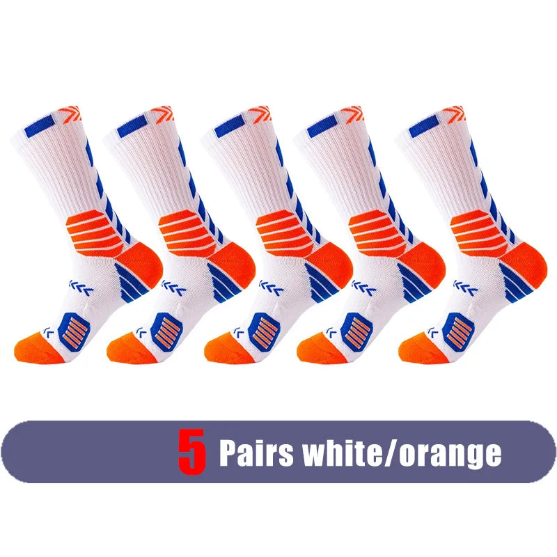 Elite Sport Compression Socks Running Cycling Basketball Socks Men