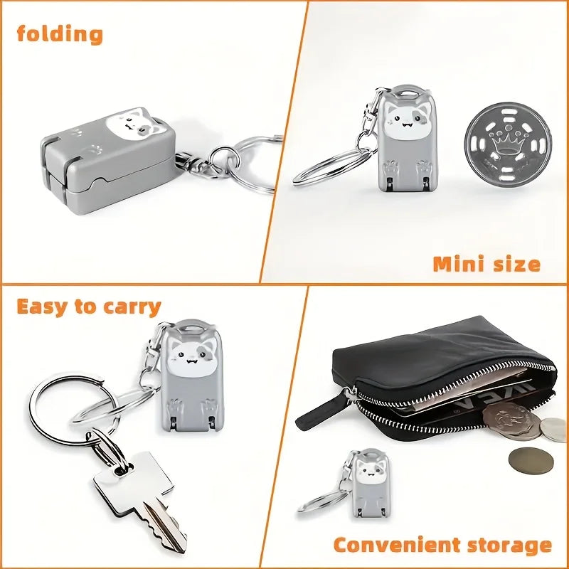 Kitten Keychain Nail Clipper Portable Tool