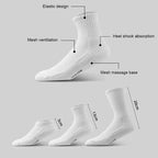 Mens Thick Cotton Towel Bottom Sport Socks Basketball Winter Warm Crew