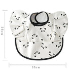 Waterproof Baby Bib with Pocket Soft PU Feeding Bib for Kids