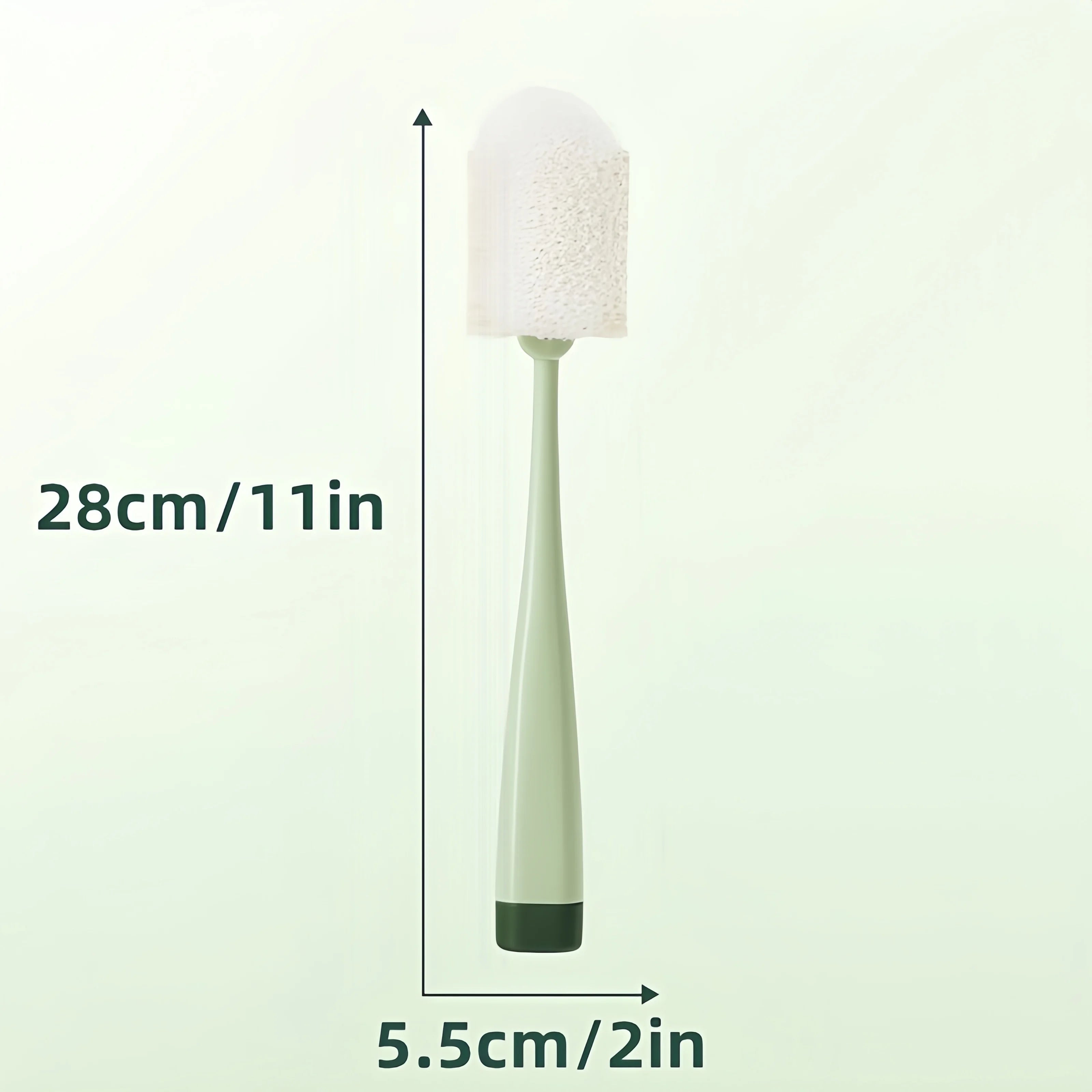 Long Handle Bottle Cleaning Brush UK Sponge Scrubber Secondary image