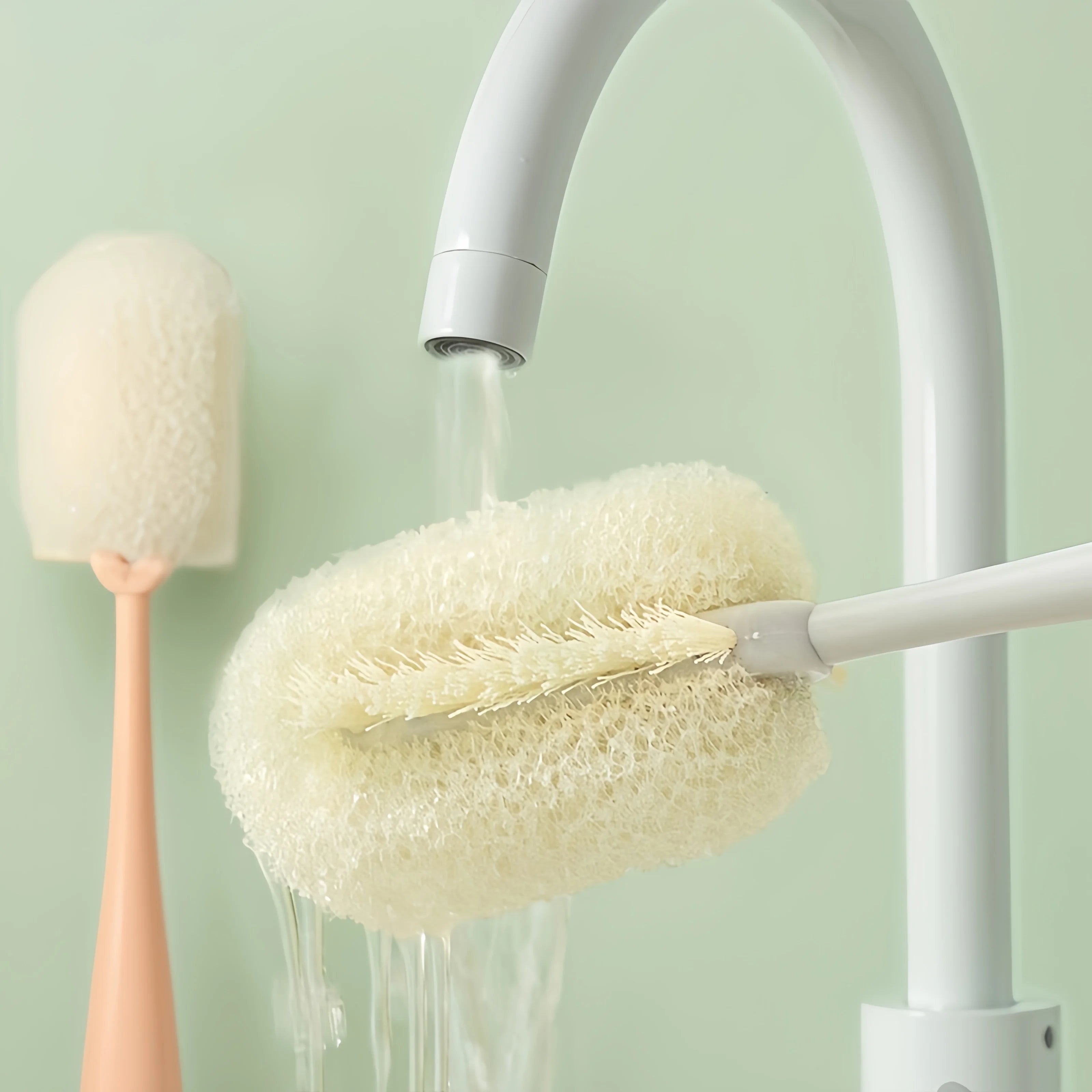 Long Handle Bottle Cleaning Brush UK Sponge Scrubber