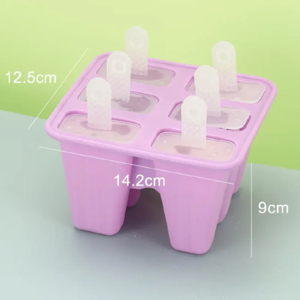 BPA Free Silicone Popsicle Mold – Reusable Easy Release Ice Pop Maker