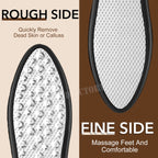Double Sided Pedicure Foot File Callus Remover for Wet & Dry Feet