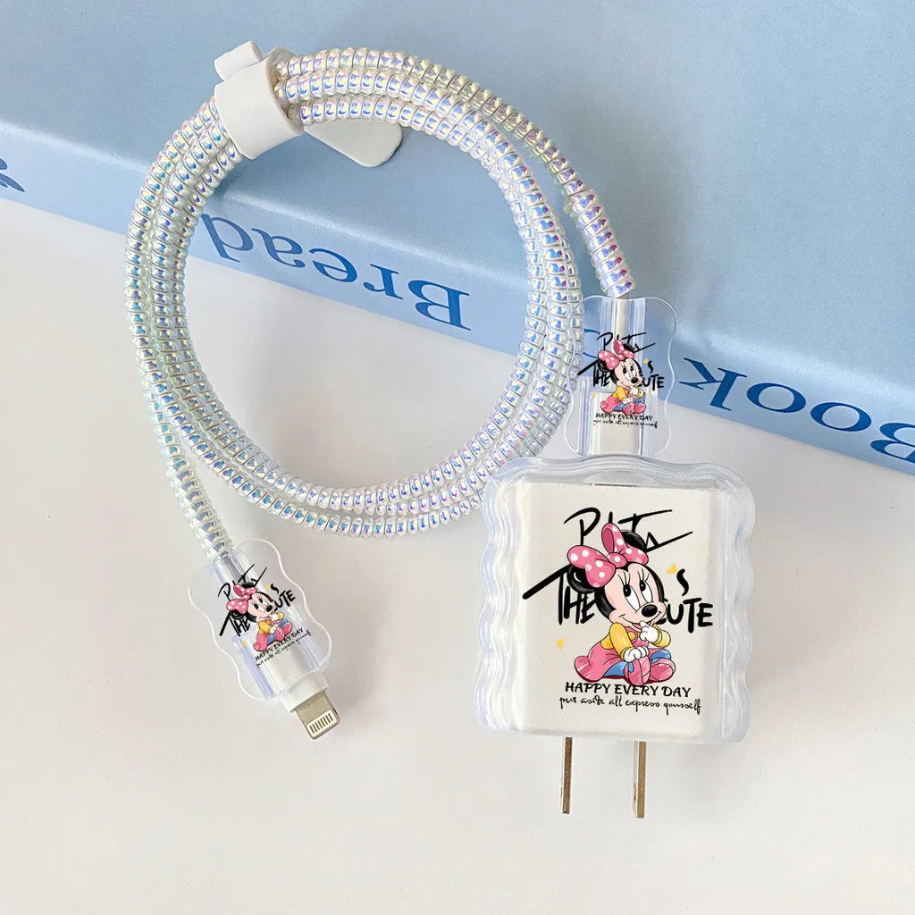 Cute Mickey Charger Protector for iPhone 18W/20W