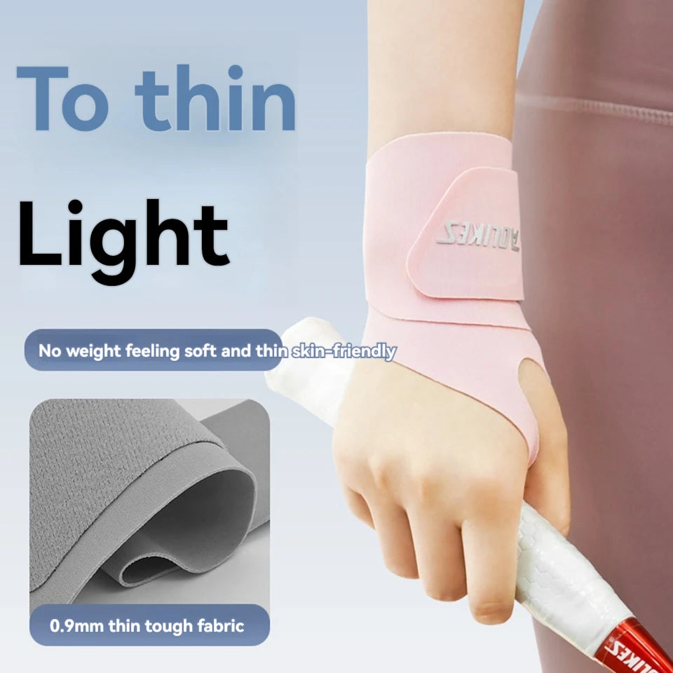 AOLIKES Ultra Thin Wrist Brace Adjustable Sport Wrist Support