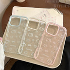 Cute Hello Kitty Transparent iPhone Case