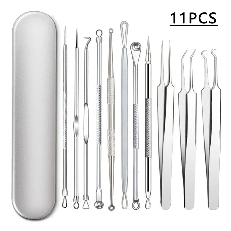 Stainless Steel Acne Blackhead Removal Needle – Pimple Extractor Tool