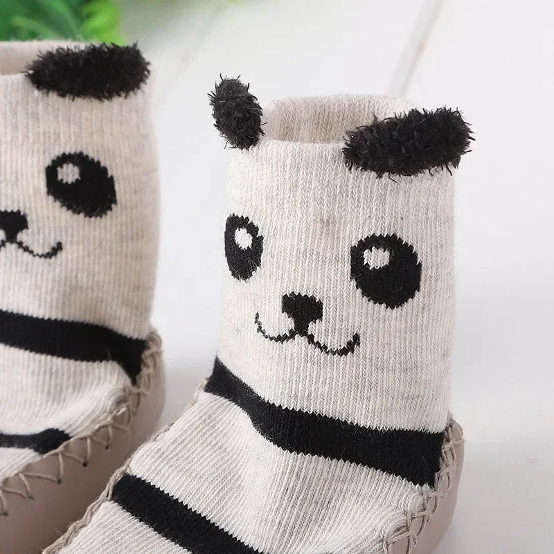 Baby Anti-Slip Floor Socks UK – Cute Cartoon Cotton Toddler Shoes