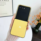 Leather Candy Color Flip Case for Motorola Razr 70 60 50 Ultra