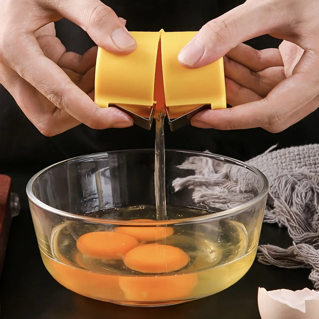 Stainless Steel Eggshell Separator Quick Yolk Splitter Kitchen Tool