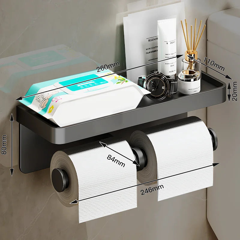 Aluminum Toilet Paper Holder