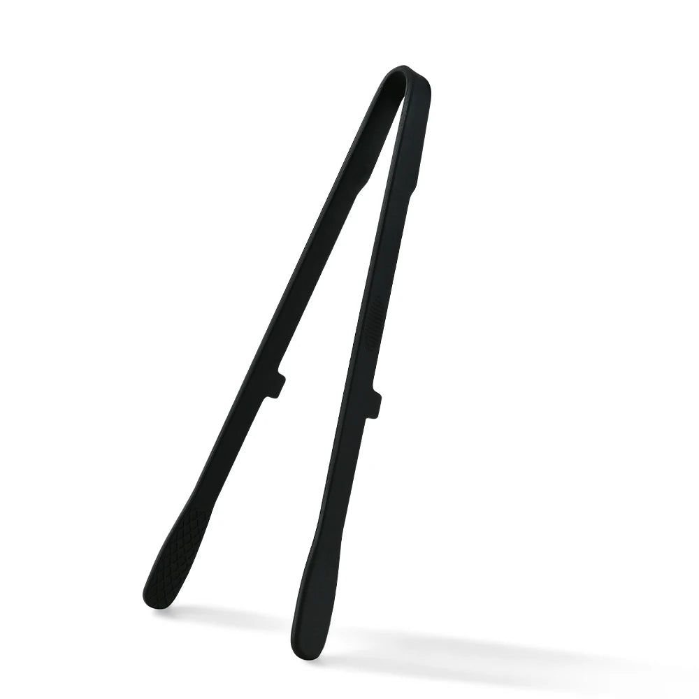 Silicone Grill Tongs Non-Stick – Heat Resistant BBQ Food Serving Clamp