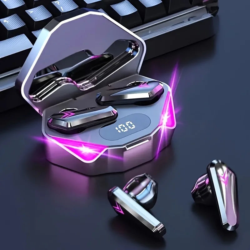 TWS Wireless Bluetooth Earbuds LED Display Noise Cancelling Headset X15 Main image