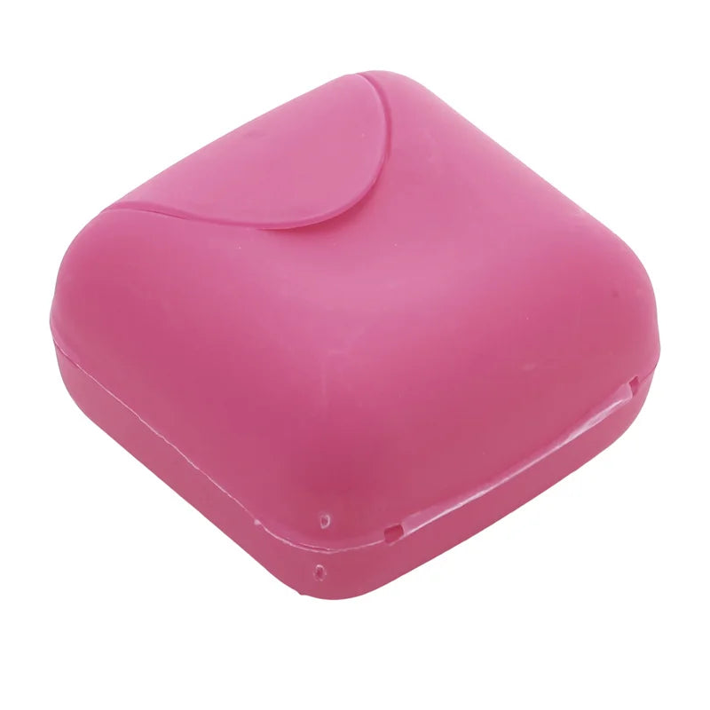 Portable Travel Soap Box – Covered Waterproof Soap Holder for Bathroom & Trips