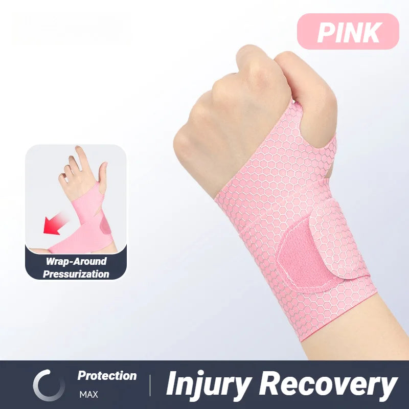 Ultra Thin Adjustable Wrist Support Strap for Pain Relief & Gym Use