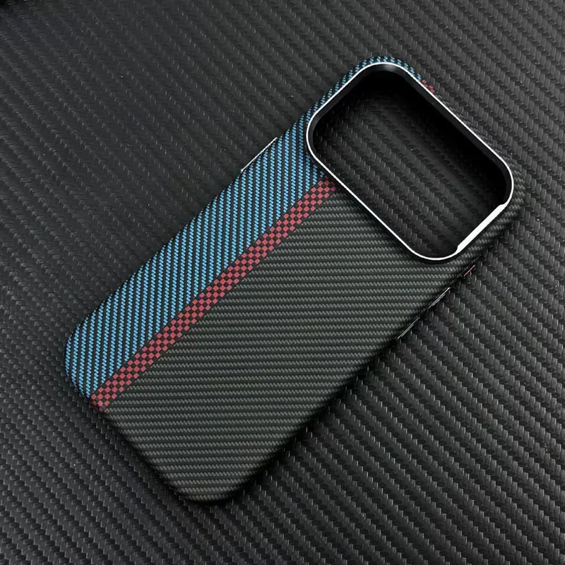 MagSafe Carbon Fiber Armor Case for iPhone 17 16 15 14 Pro Max