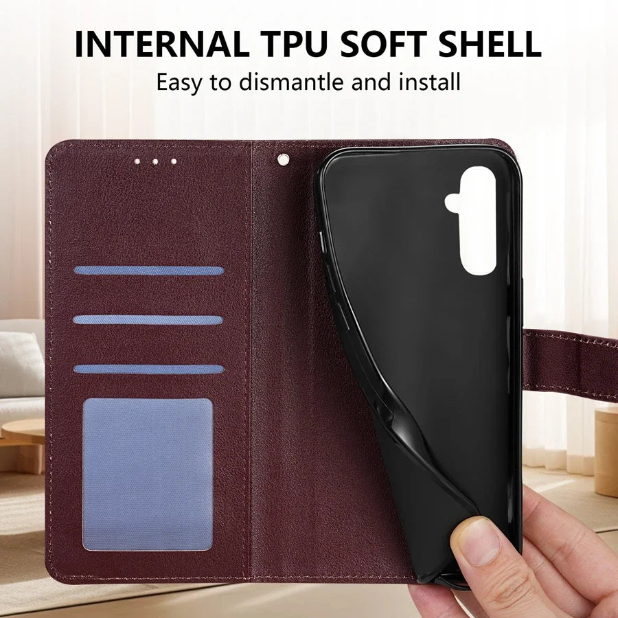 Wallet Flip Leather Case for Samsung Galaxy A Series 5G Phones