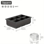 Diamond Rose Gun Shape Ice Cube Mold Silicone Cocktail Ice Maker Tray