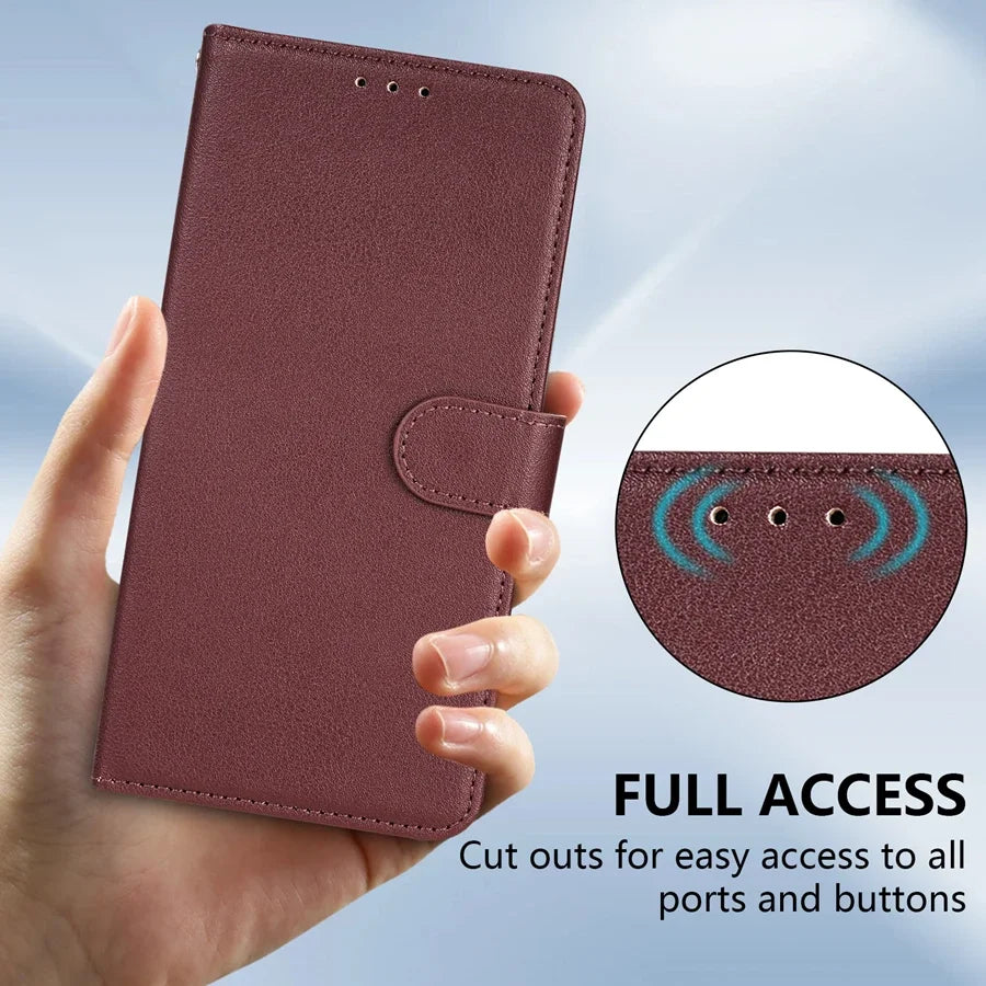 Wallet Flip Leather Case for Samsung Galaxy A Series 5G Phones