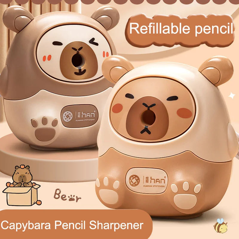 Kawaii Capybara Pencil Sharpener Korean Stationery