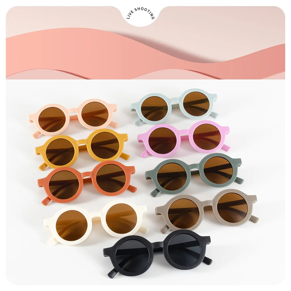 Kids Round Sunglasses 1–7 Years | UV Sun Protection