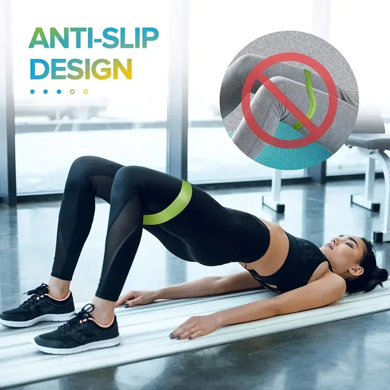 7Pcs TPE Resistance Bands Set for Home Gym and Booty Workout