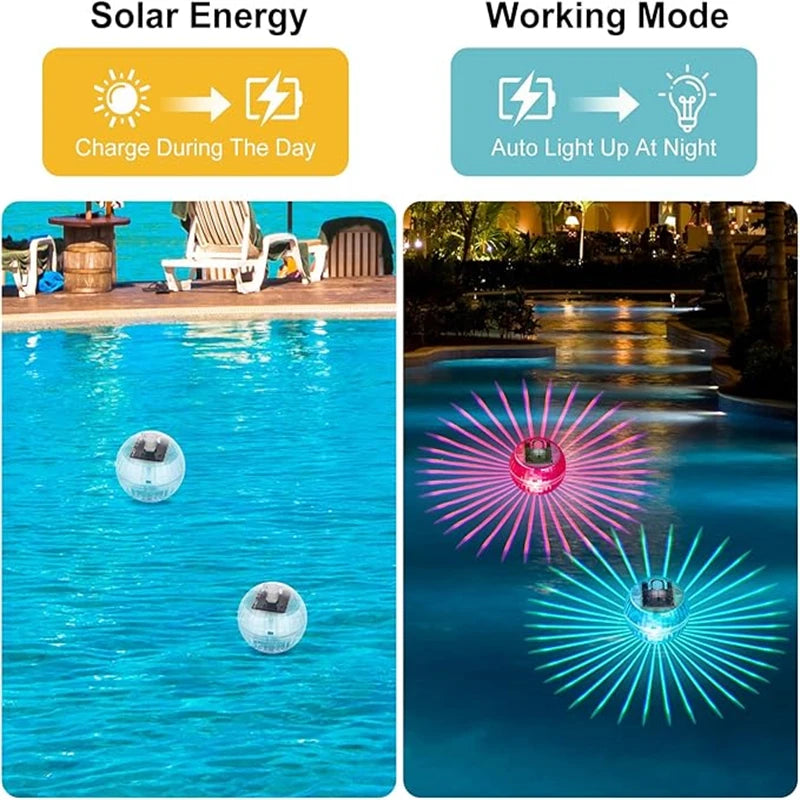 Solar Floating Pool Ball LED Color Changing Light
