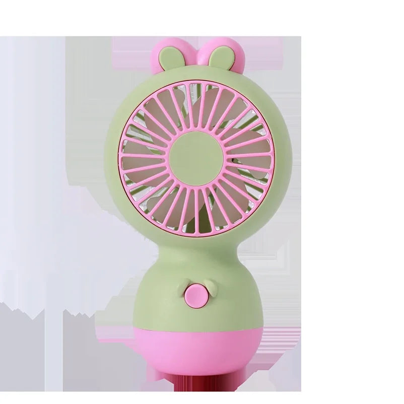 Cute Rabbit Ear Mini Fan UK USB Rechargeable Kids Desk Fan