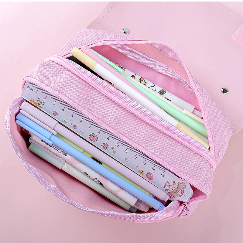 3D Kawaii Pencil Case Cute Waterproof Decompression Pen Pouch